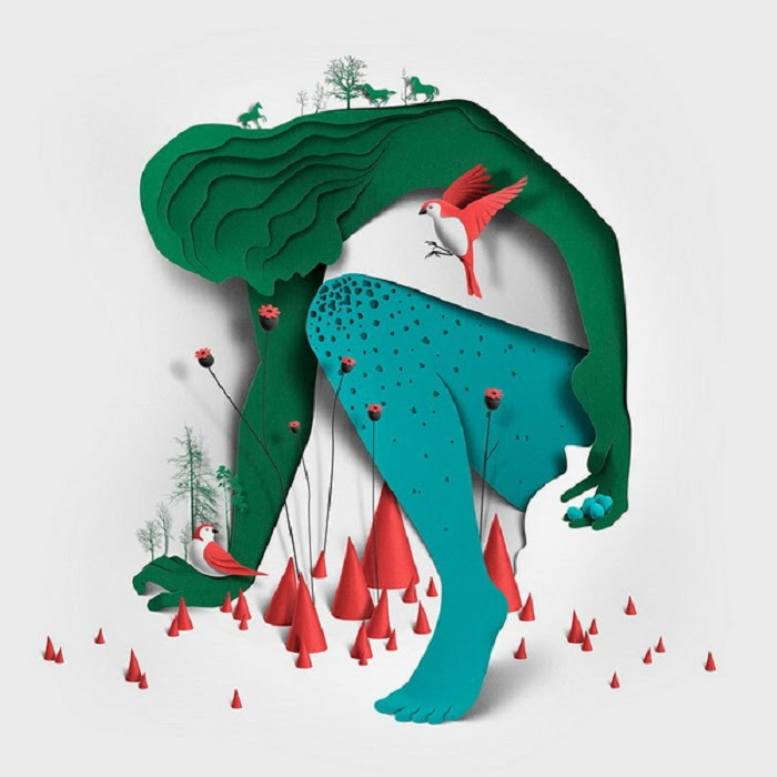 Графические коллажи от Eiko Ojala.