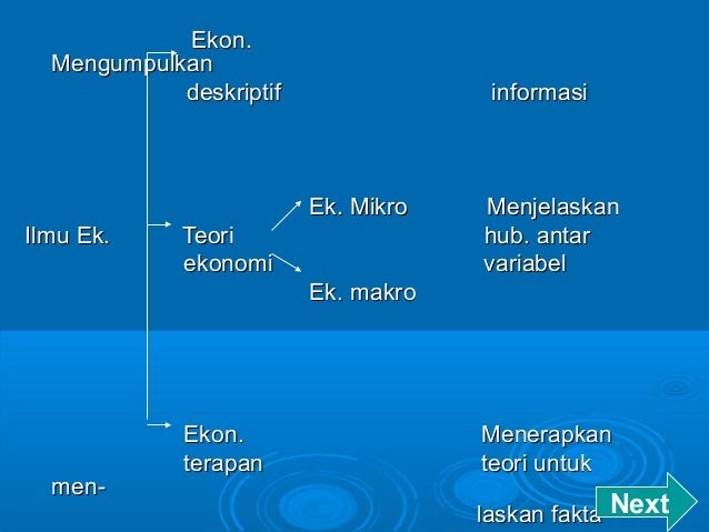 Contoh Ilmu Ekonomi Deskriptif Dan Terapan - Contoh Agus