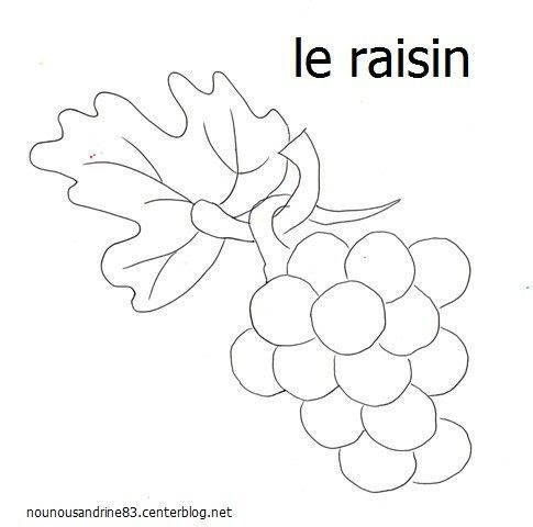 Si vous la connaissez, vous pouvez l'ajouter en cliquant ici. Activite Manuelle Raisin A Colorier