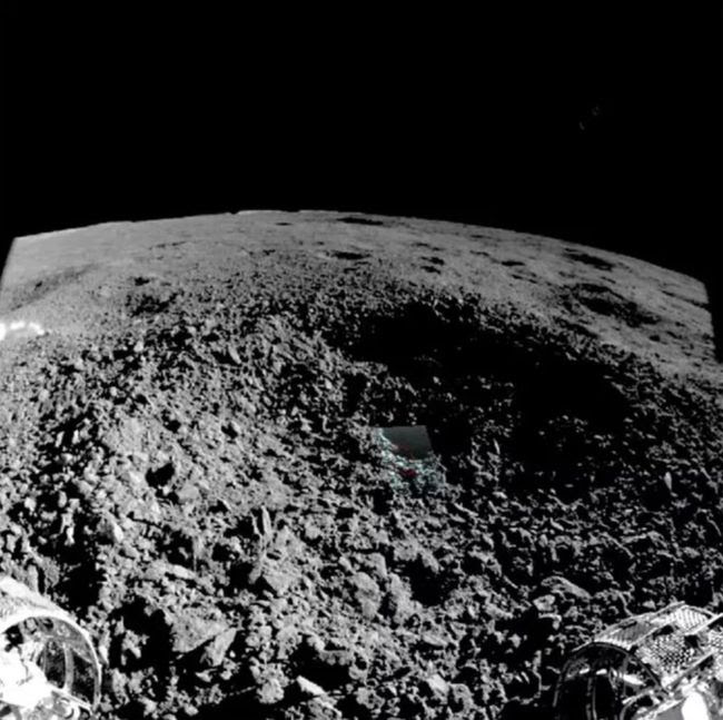 China's Lunar Rover Scopes Out Weird Substance on Far Side of the Moon (Photos)