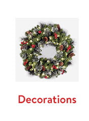 Shop for holiday decorations