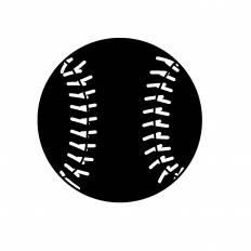 100以上 おしゃれ 野球 ボール イラスト 白黒