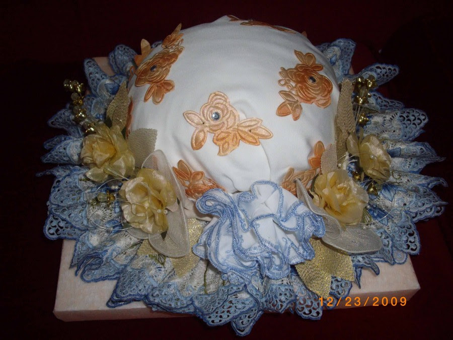 Cara Membuat Gubahan Hantaran Yang Mudah - Contoh O