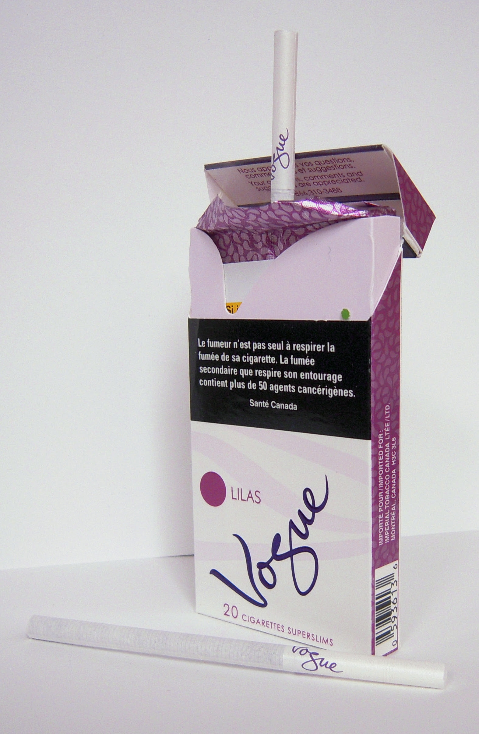 Cigarettes Vogue Prix 