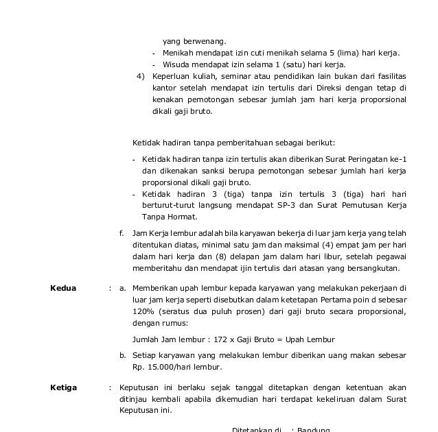 Surat Permohonan Pertukaran Waktu Kerja - Terengganu v
