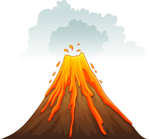  Gambar  Animasi  Gunung  Meletus Gambar  LMN