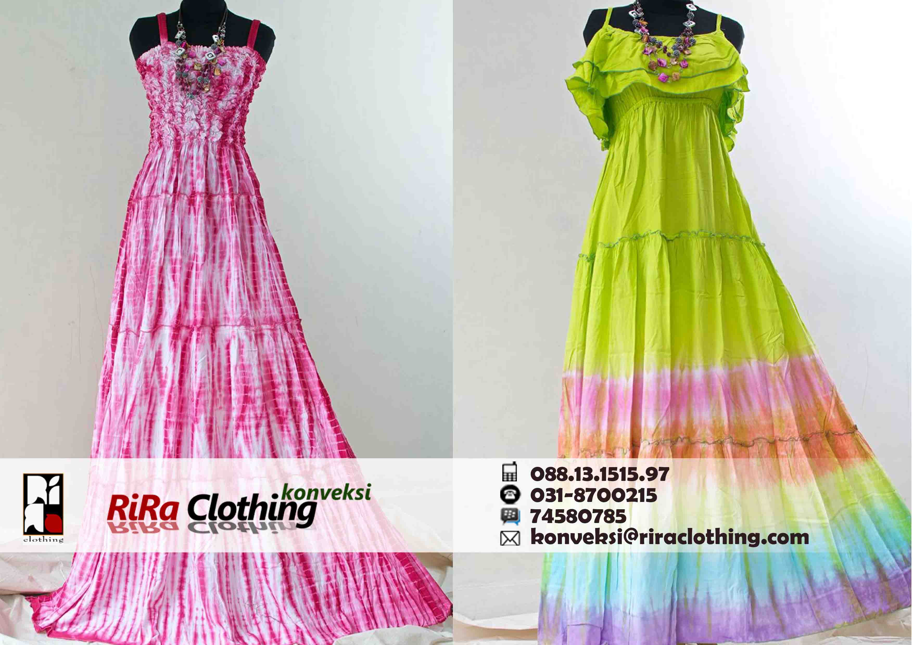 Contoh Baju Long Dress Kain Jumput - Justru dengan ...