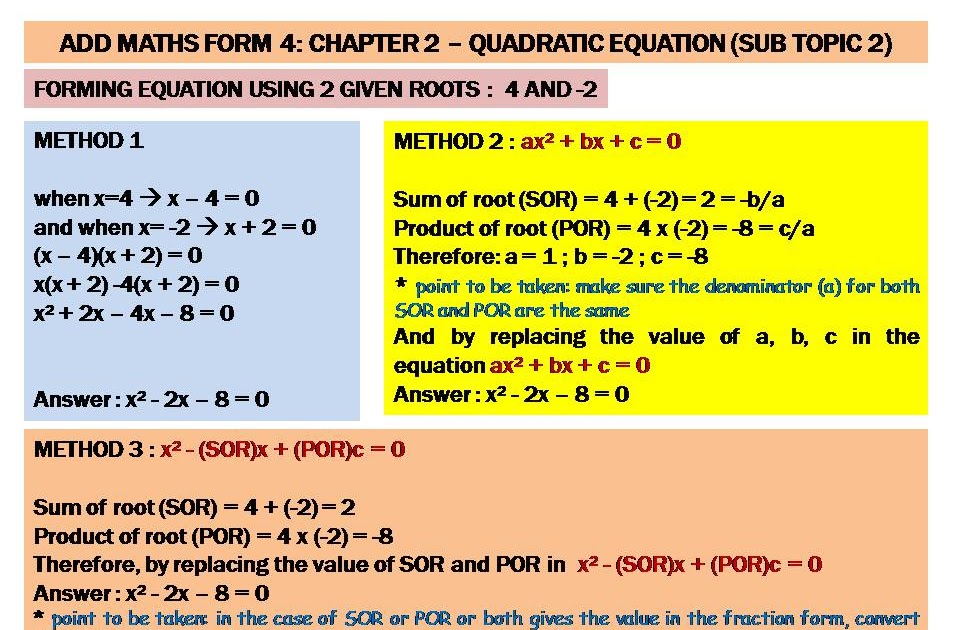 Contoh Soalan Add Math Form 5 - Pijat Spa h
