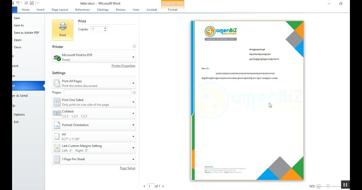 Headed Paper Layout : Letterhead Examples 13 Company ...