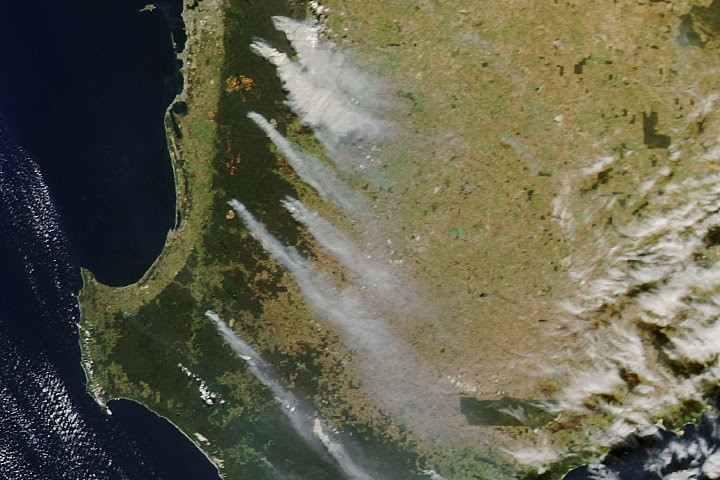 Smoky Skies in Western Australia