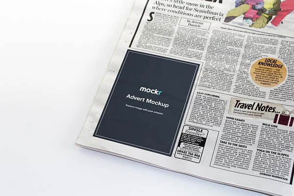 Download Newspaper Mockup Psd PSD Mockup - Download Newspaper ...