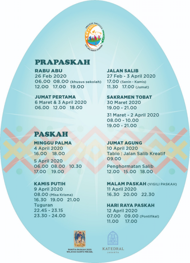 Jadwal Misa Online Kamis Putih Katedral Jakarta
