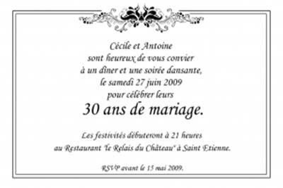 Imprimez gratuitement et envoyez une carte d'anniversaire à un ami ou à un membre de votre famille. Carte Invitation Anniversaire Mariage