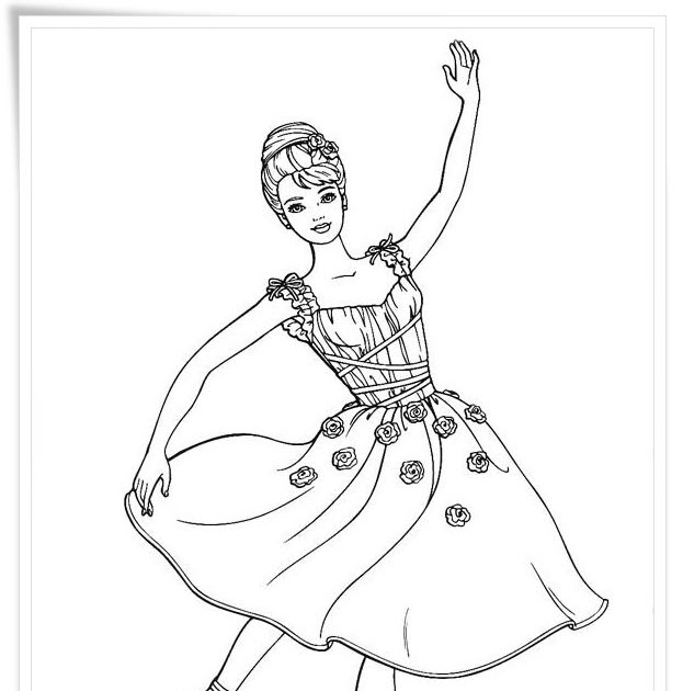 Download Elegant Barbie and Chelsea Coloring Pages - Coloring Coloriage