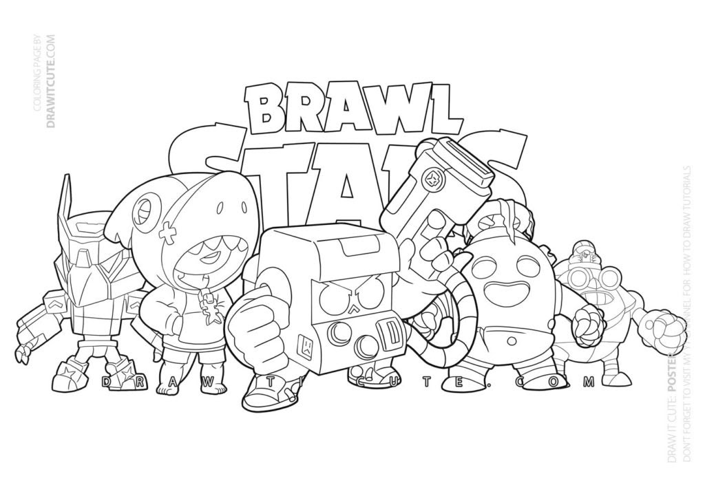 Brawl Stars Coloring Pages Sally Leon Coloring And Drawing - brawl stars ausmalbilder sally leon