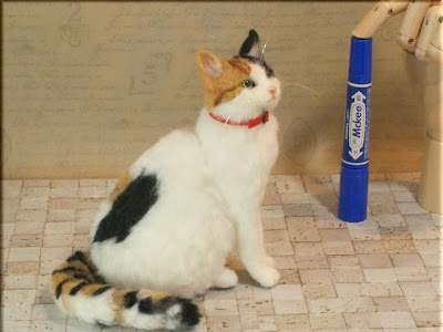 すべての動物の画像 三毛猫 イラスト リアル