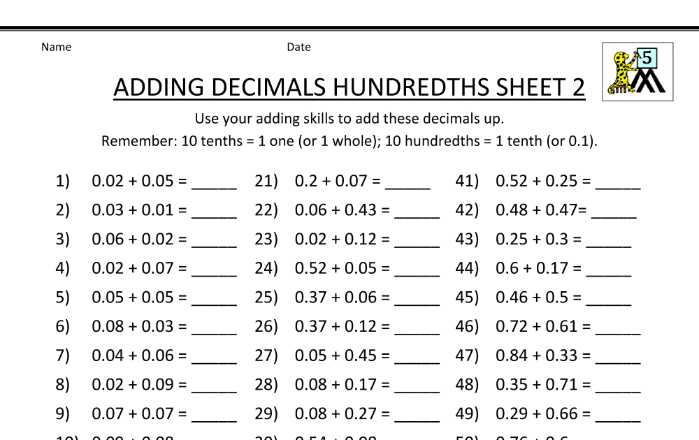 25 rounding decimals worksheet 5th grade notutahituq worksheet