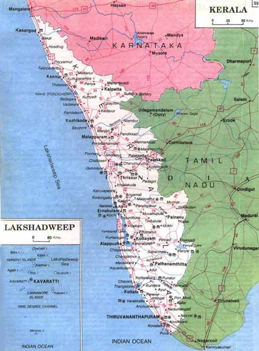 Jungle Maps Map Of Karnataka And Kerala