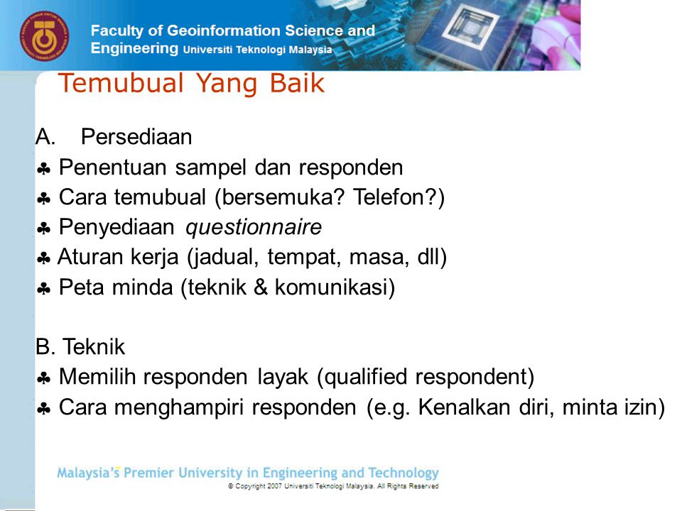 Contoh Soalan Temu Bual Tentang Kawasan Tempat Tinggal 