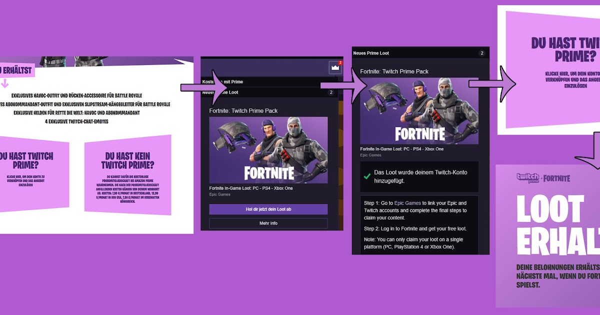 Fortnite Twitch Prime Pack Glitch