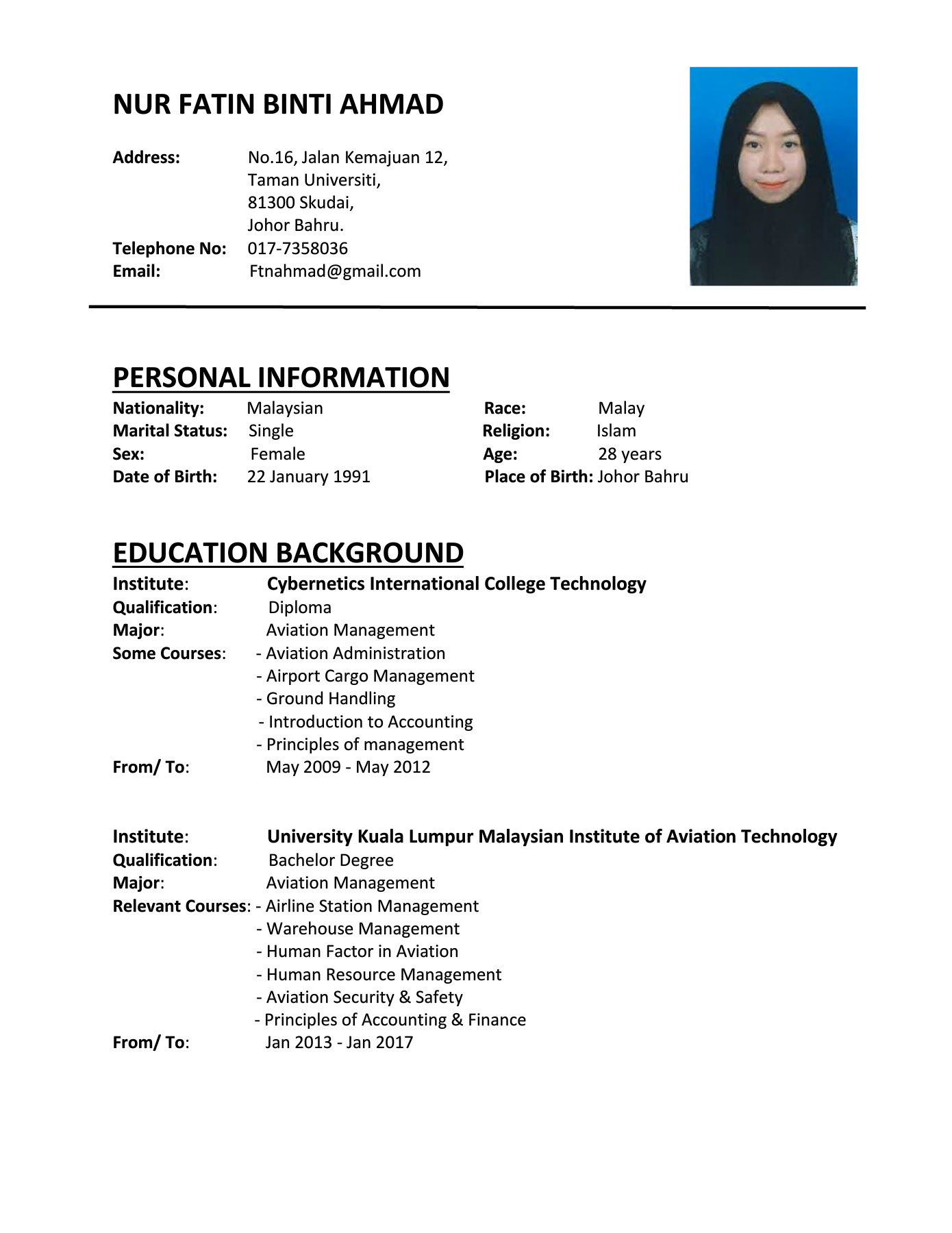 It is an important consideration for providers of credit and insurance, and the marital statistics collected. Nur Fatin Ahmad Cv