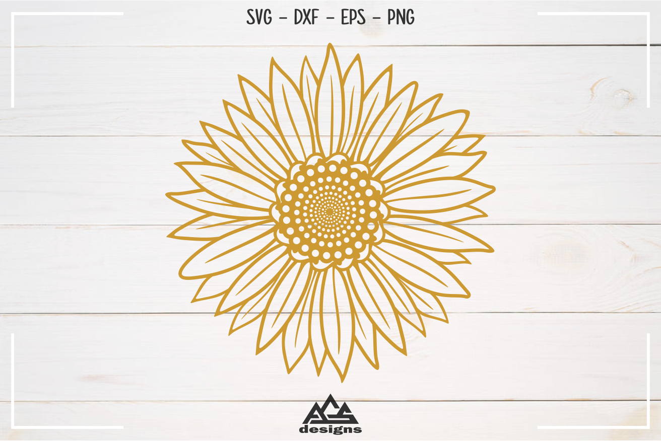 Download Mandala Sunflower Svg - 220+ DXF Include for Cricut, Silhouette and Other Machine