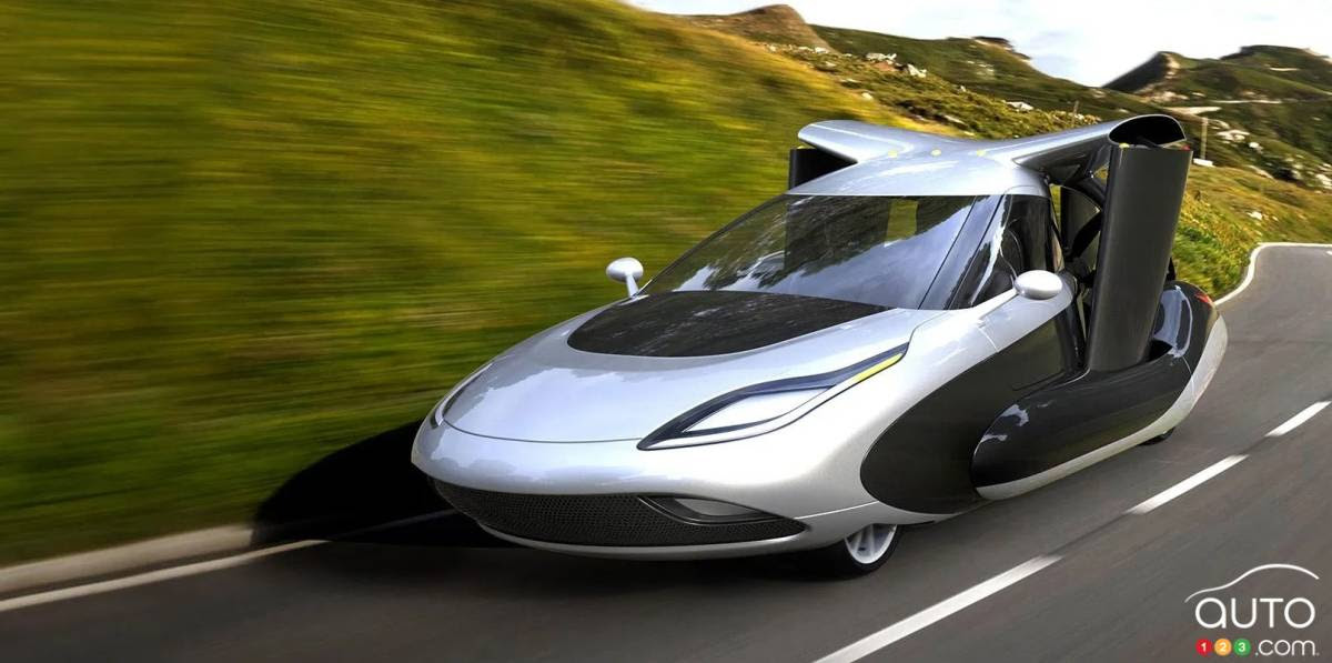 Drive fast cars down city streets or fly high in the sky above the city like an airplane. Flying Cars Approved For Use In New Hampshire Car News Auto123