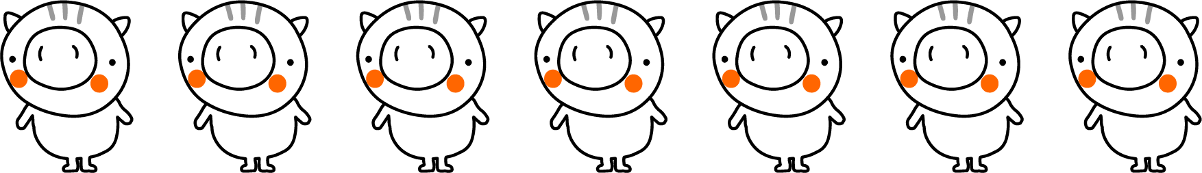 無料ダウンロードかわいい いのしし イラスト フリー 最高の動物画像