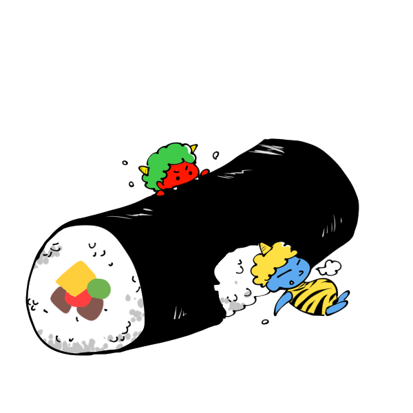 上恵方巻き イラスト かわいい 動物の壁紙