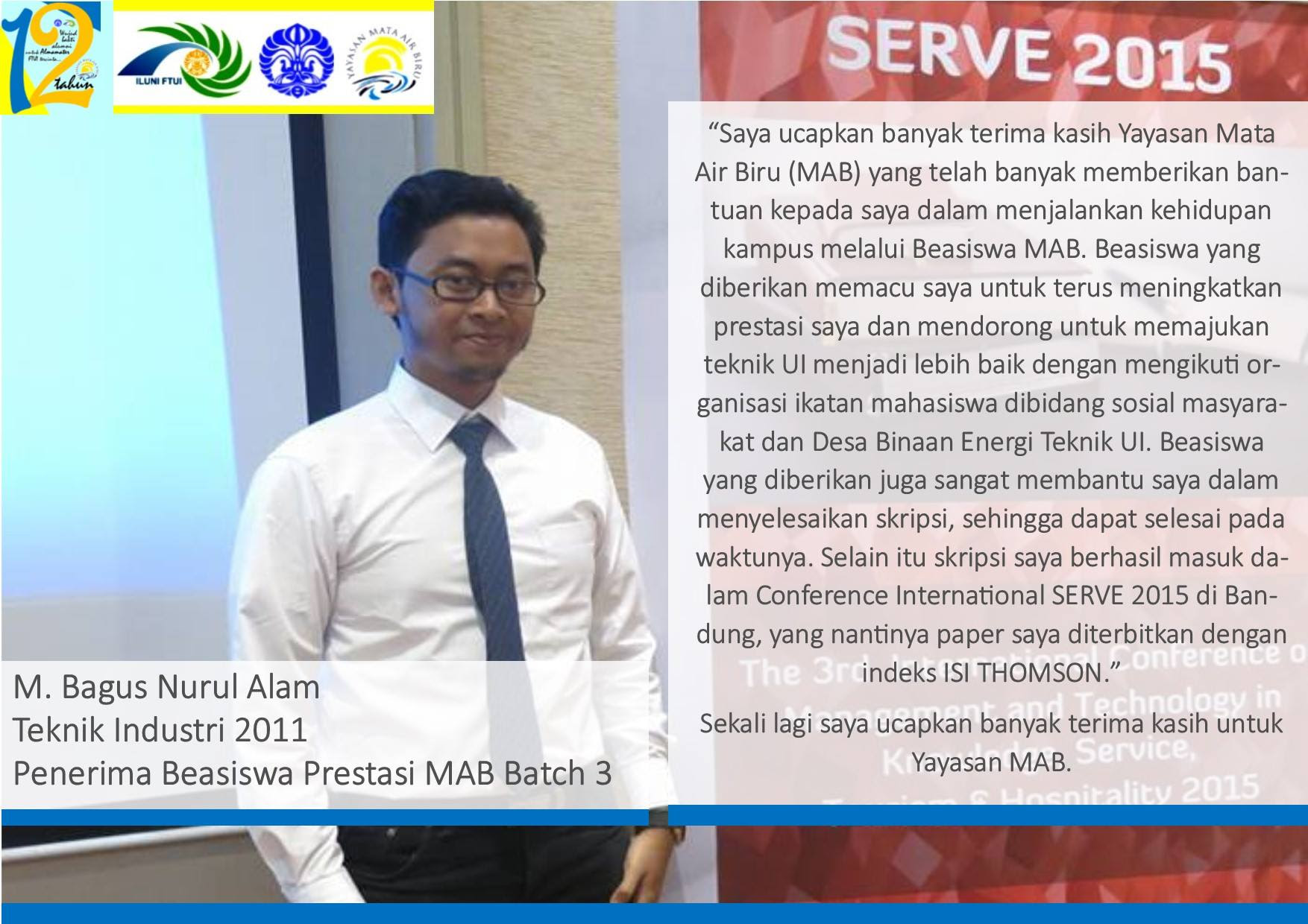 Surat rasmi terima kasih contoh rasmi suh. Testimoni Penerima Beasiswa Prestasi Mab Yayasan Mata Air Biru