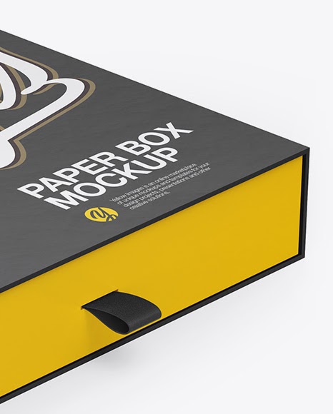 Download Download Long Rectangle Box Mockup Yellowimages - Paper ...