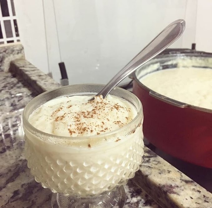 Arroz Doce Cremoso da Vovó. Você quer aprender?