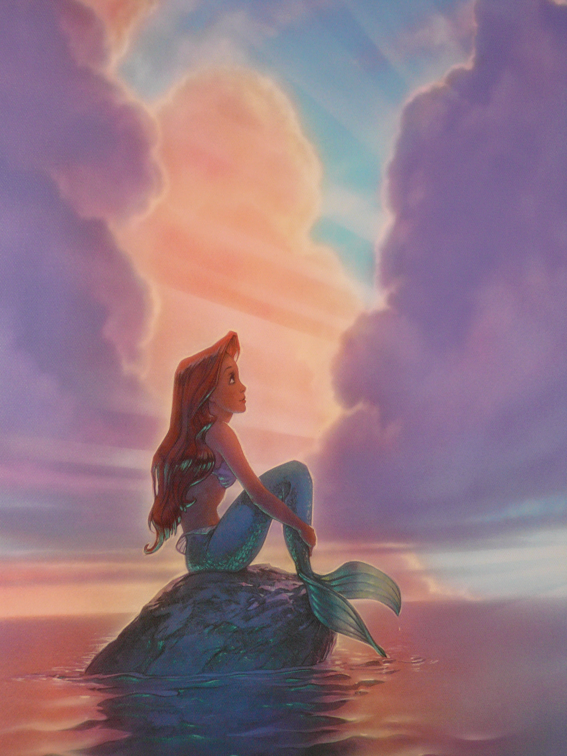 Mermaid rocks are easy to create, and you don't need many supplies. Disney Magic The Little Mermaid From Animation To Art Mermaid Wallpaper