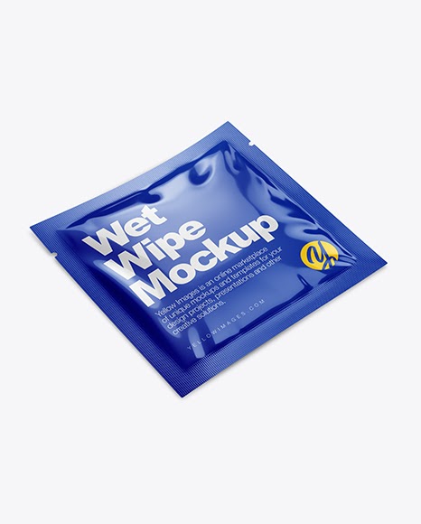 Download Glossy Wet Wipe Pack Mockup - Half Side View (High Angle Shot) Packaging Mockups - Download Free ...