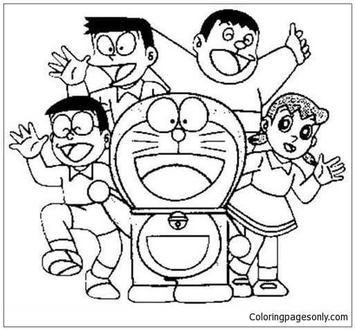 Download 261+ Doraemon On The Sea Coloring Pages PNG PDF File