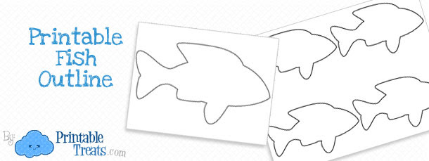 We have a lot of fish animal templates here. Printable Fish Outline Printable Treats Com