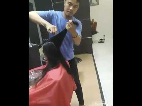 Panduan Model Potong Rambut  Segi Full Layer  Dengan Teknik  