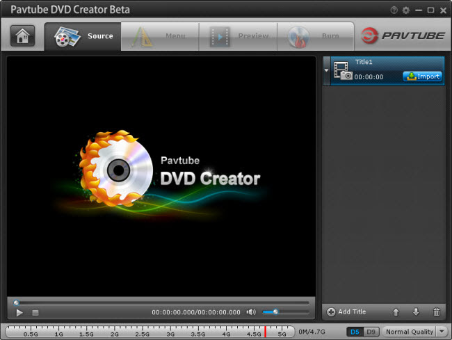 Plain and simple, yet complete! Dvd Creator Screenshot