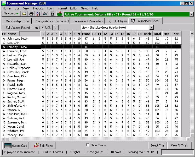 Download Excel golf Handicap Calculator Stableford