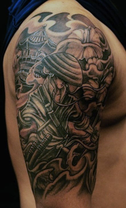 Fantastis 21 Desain  Tato  Samurai  Contoh Gambar Tato 