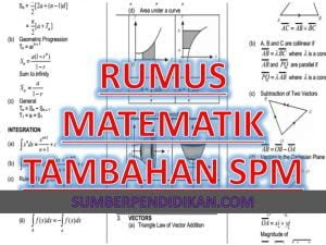 Formula Rumus Matematik Tambahan Tingkatan 4 dan 5