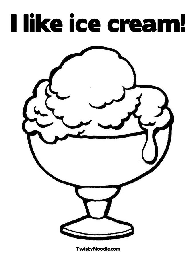 All page print at 8.5x11 inches. Printable Ice Cream Clip Art Black And White Clip Art Library