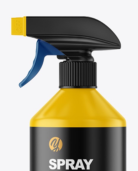 Download Matte Airless Pump Bottle Mockup - Matte Spray Bottle ...