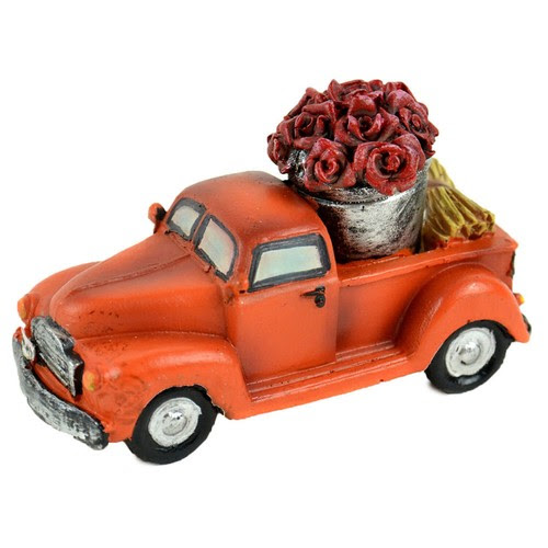 Check spelling or type a new query. Yard Garden Outdoor Living Miniature Dollhouse Fairy Garden Mini Vintage Orange Truck With Roses Garden Decor
