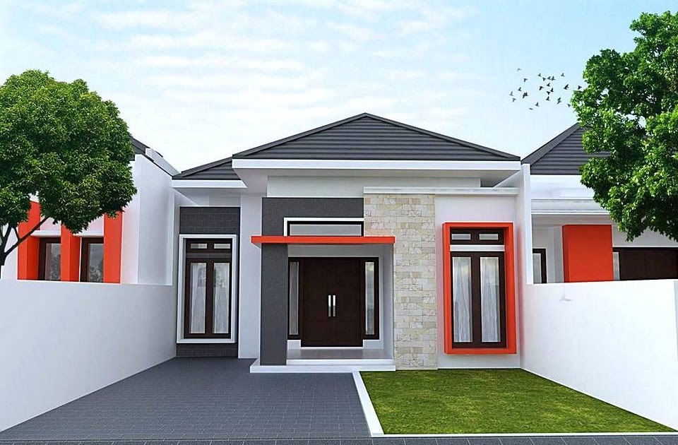 Kumpulan Gambar Contoh Desain Rumah Minimalis Modern Tampak Depan