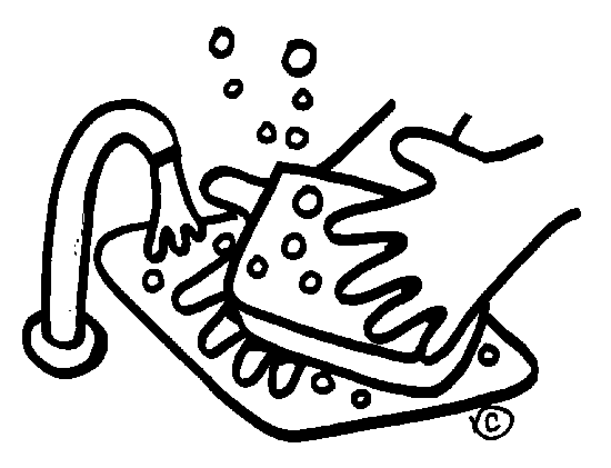 Wet your hands with warm water. Hand Wash Coloring Page Clip Art Library