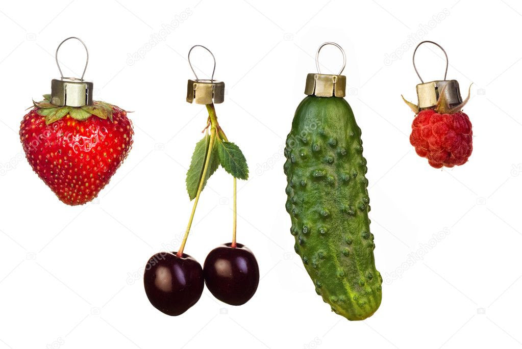  Vegetable  Christmas  Tree Decorations  Holliday Decorations 