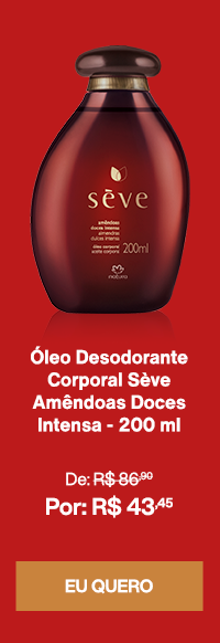 Óleo Desodorante Corporal Sève Amêndoas Doces Intensa - 200 ml