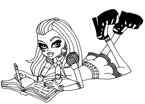 Bilder zum ausmalen ausmalbilder fensterbilder. Ausmalbild Monster High Frankie Stein Ausmalbilder Kostenlos Zum Ausdrucken