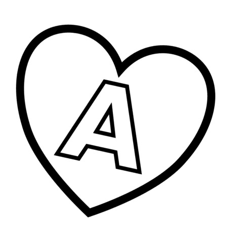Vergessen sie nicht, lesezeichen zu setzen herz malvorlagen zum ausdrucken mit ctrl + d (pc) oder. Ausmalbild Buchstabe A Im Herz Ausmalbilder Kostenlos Zum Ausdrucken